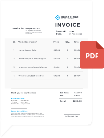 PDF Invoices